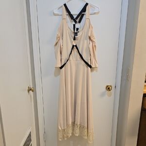 Hot Topic Cold Shoulder Dress w/ Harness